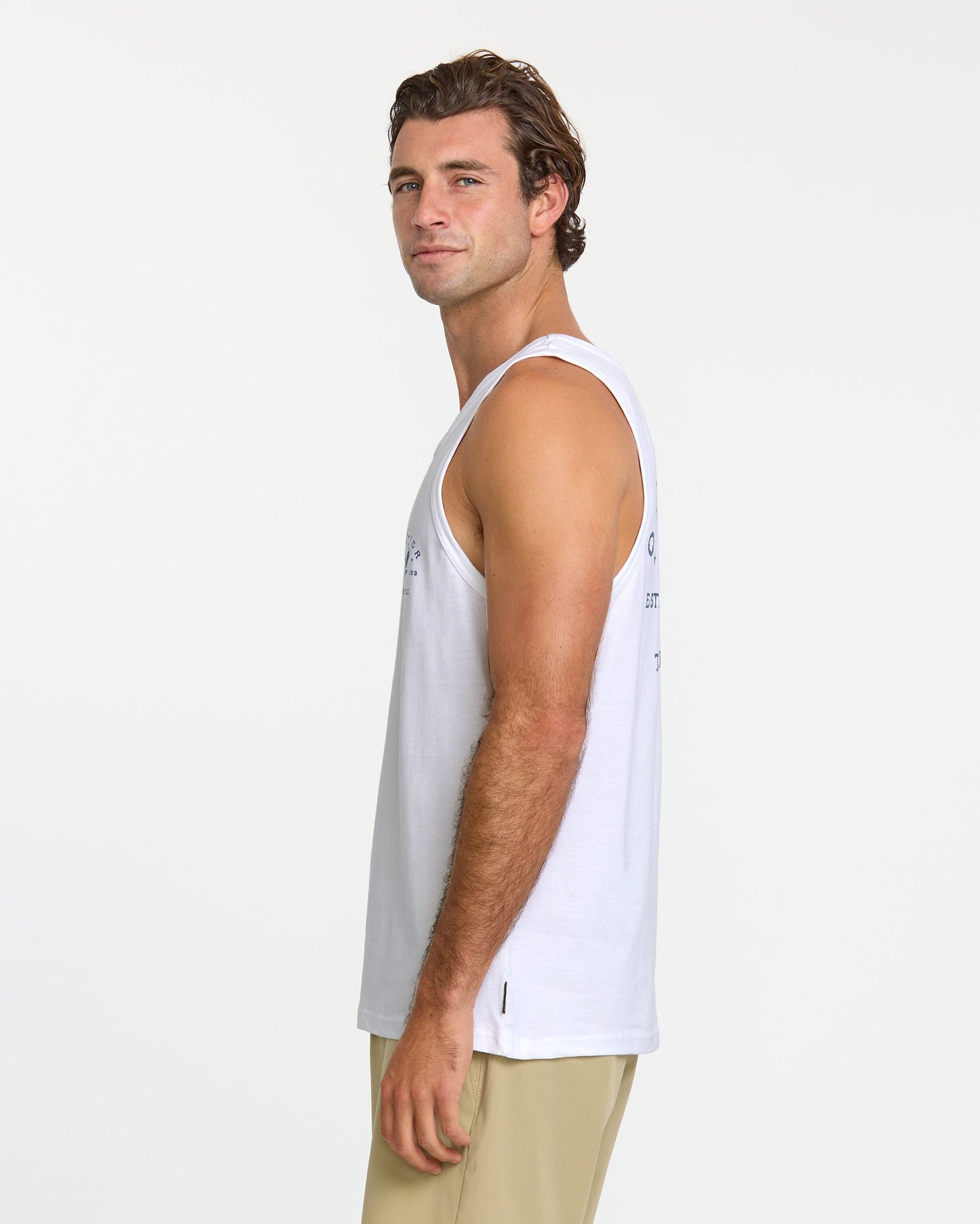 Eagle Usa Tank - White - Quick Silver