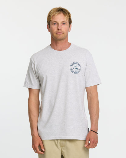 Bubbles T-Shirt - Silver White Heather - Quick Silver