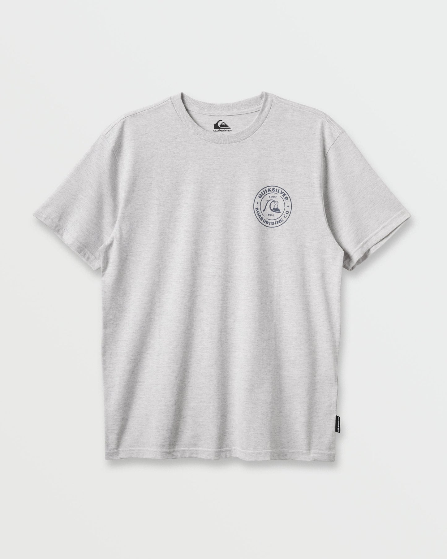 Bubbles T-Shirt - Silver White Heather - Quick Silver