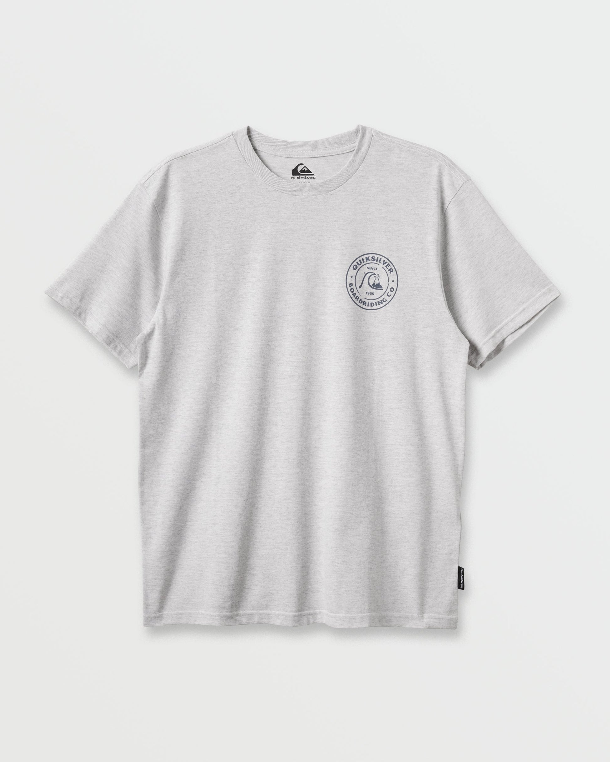 Bubbles T-Shirt - Silver White Heather - Quick Silver