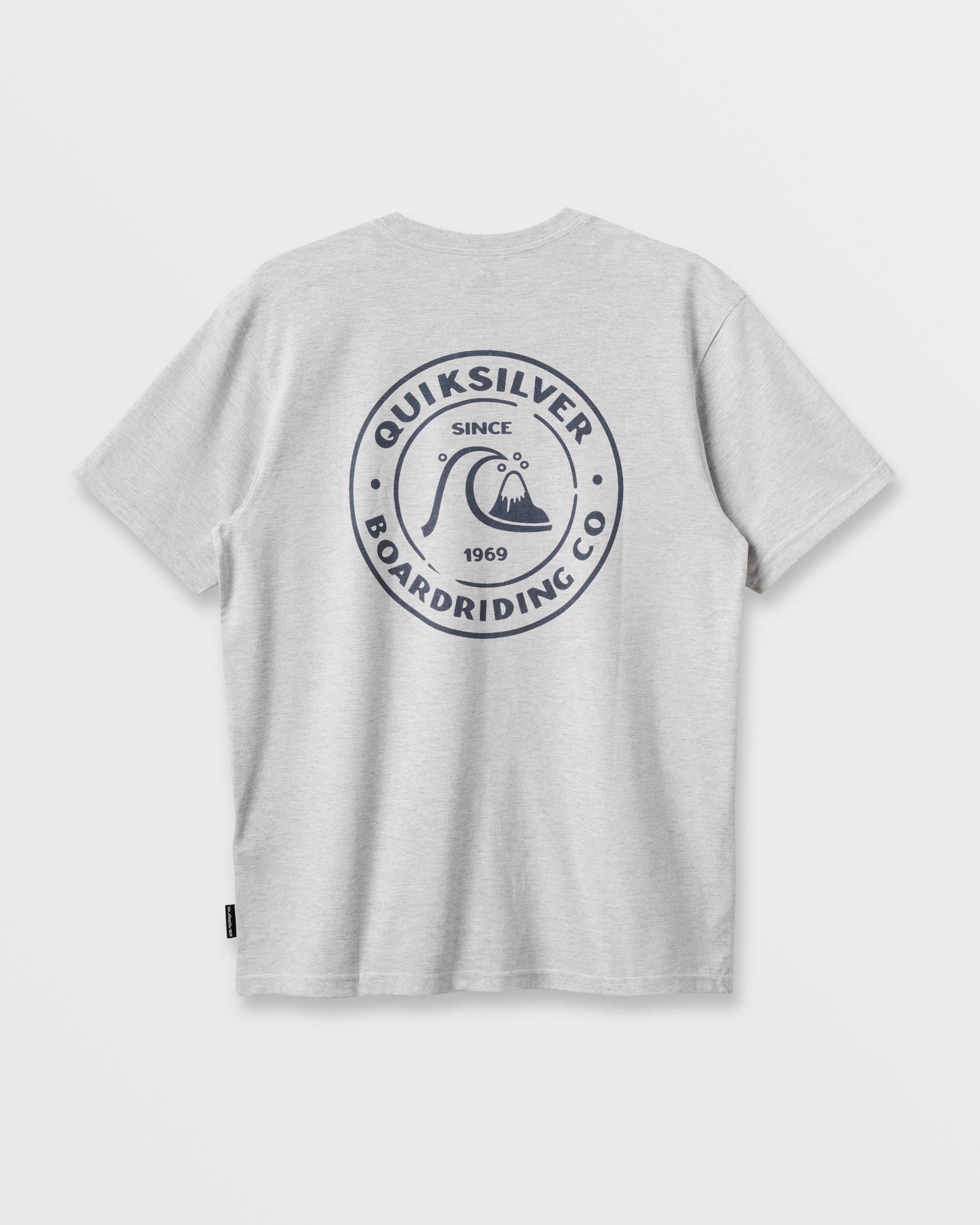 Bubbles T-Shirt - Silver White Heather - Quick Silver