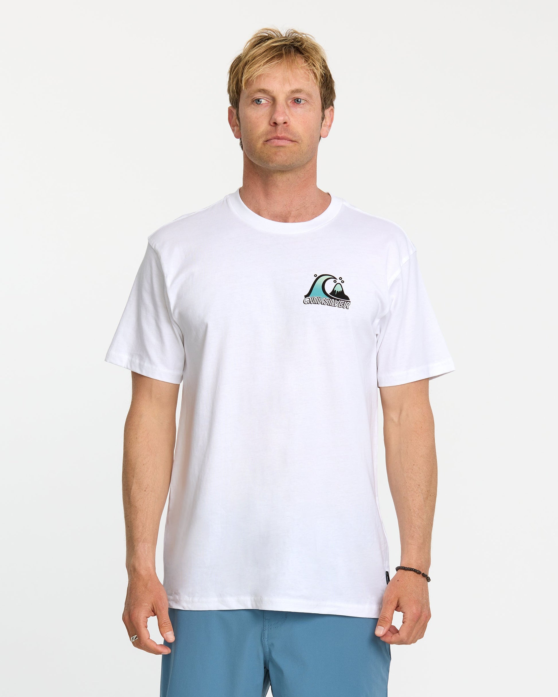 Bubble Fade T-Shirt - White - Quick Silver
