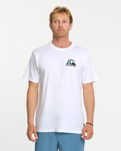 Bubble Fade T-Shirt - White - Quick Silver