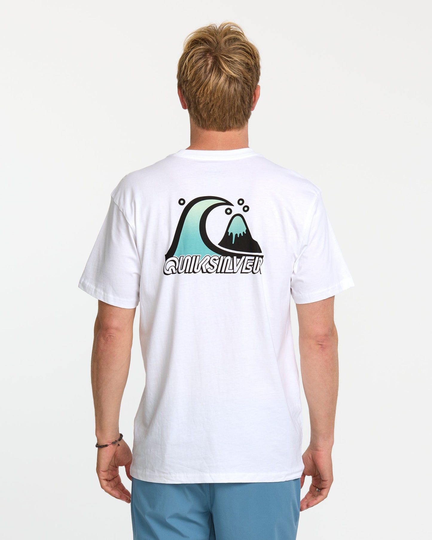 Bubble Fade T-Shirt - White - Quick Silver