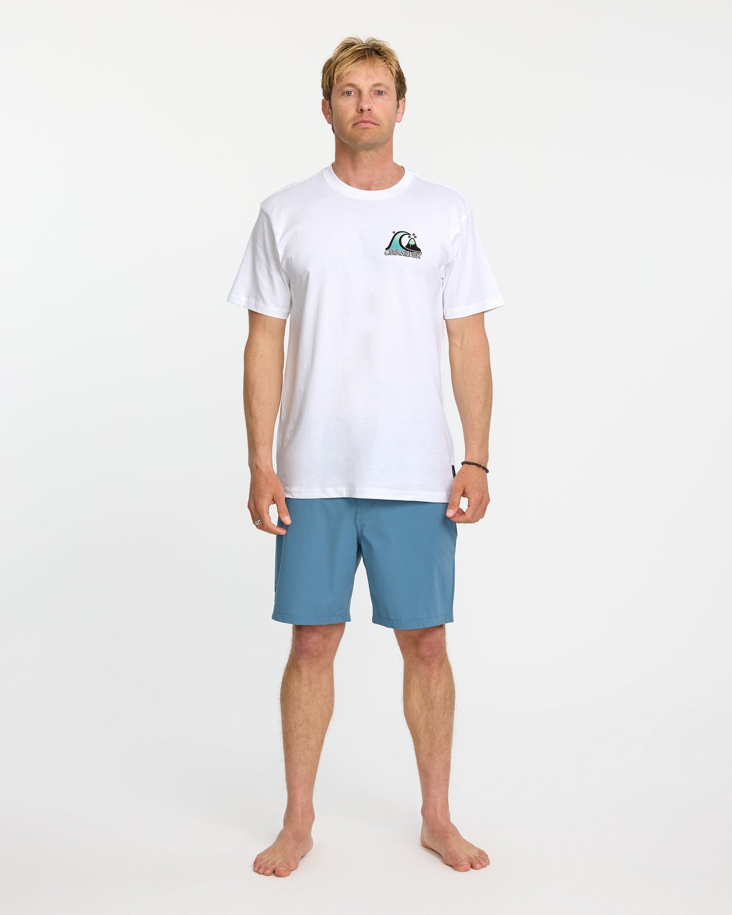 Bubble Fade T-Shirt - White - Quick Silver
