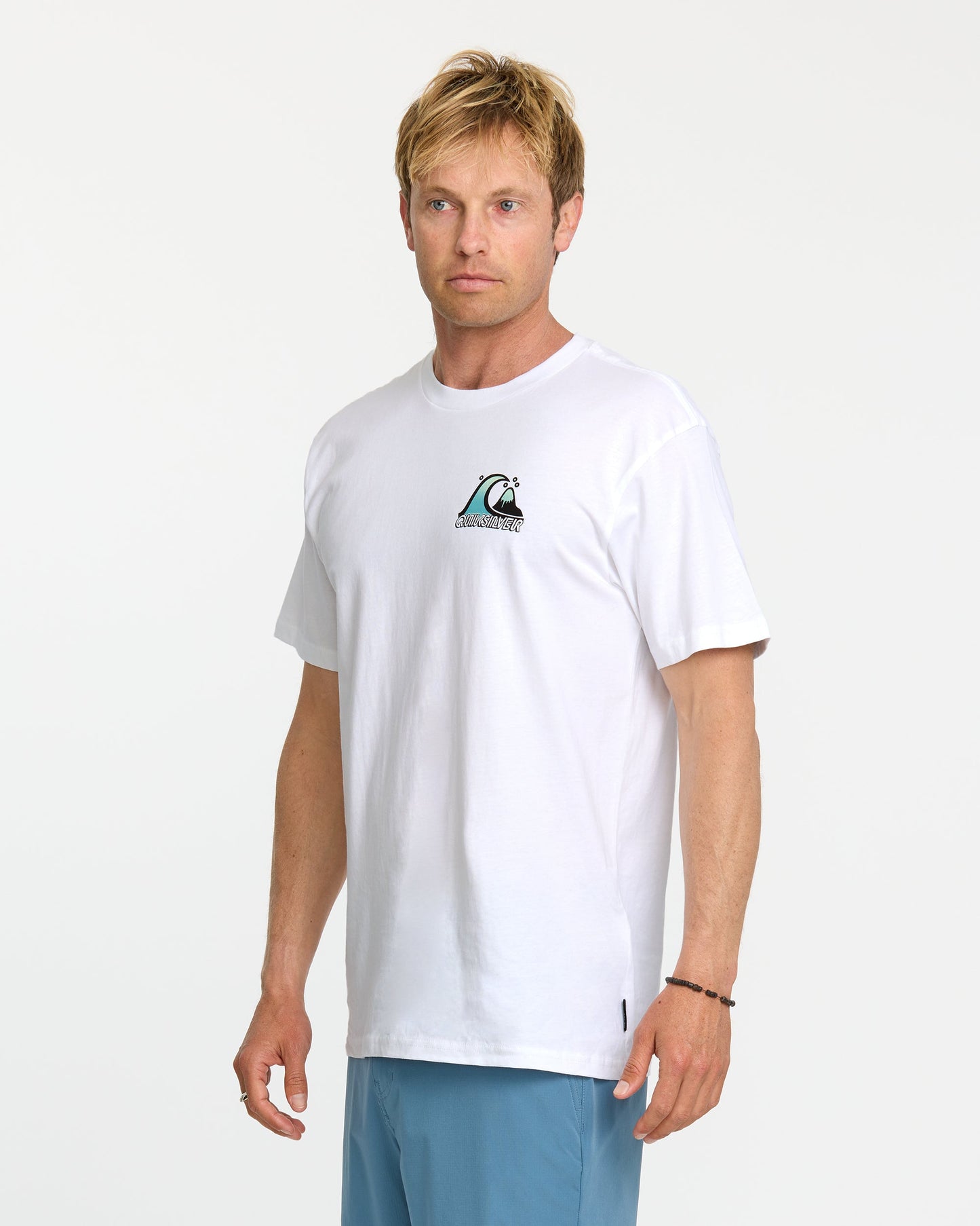 Bubble Fade T-Shirt - White - Quick Silver