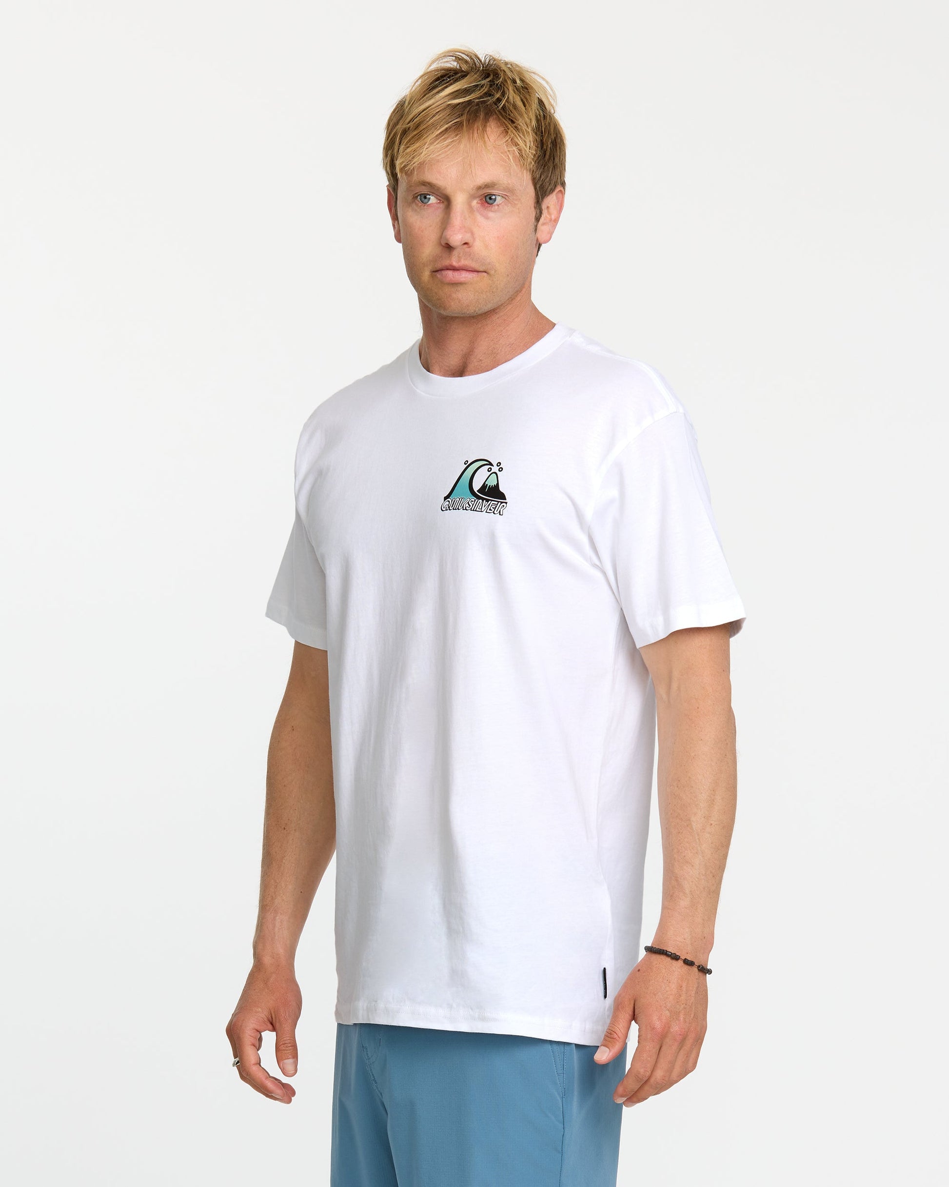 Bubble Fade T-Shirt - White - Quick Silver