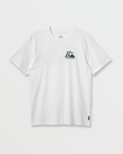 Bubble Fade T-Shirt - White - Quick Silver
