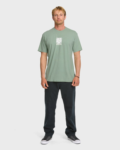 Bloomy Stw T-Shirt - Herb - Quick Silver
