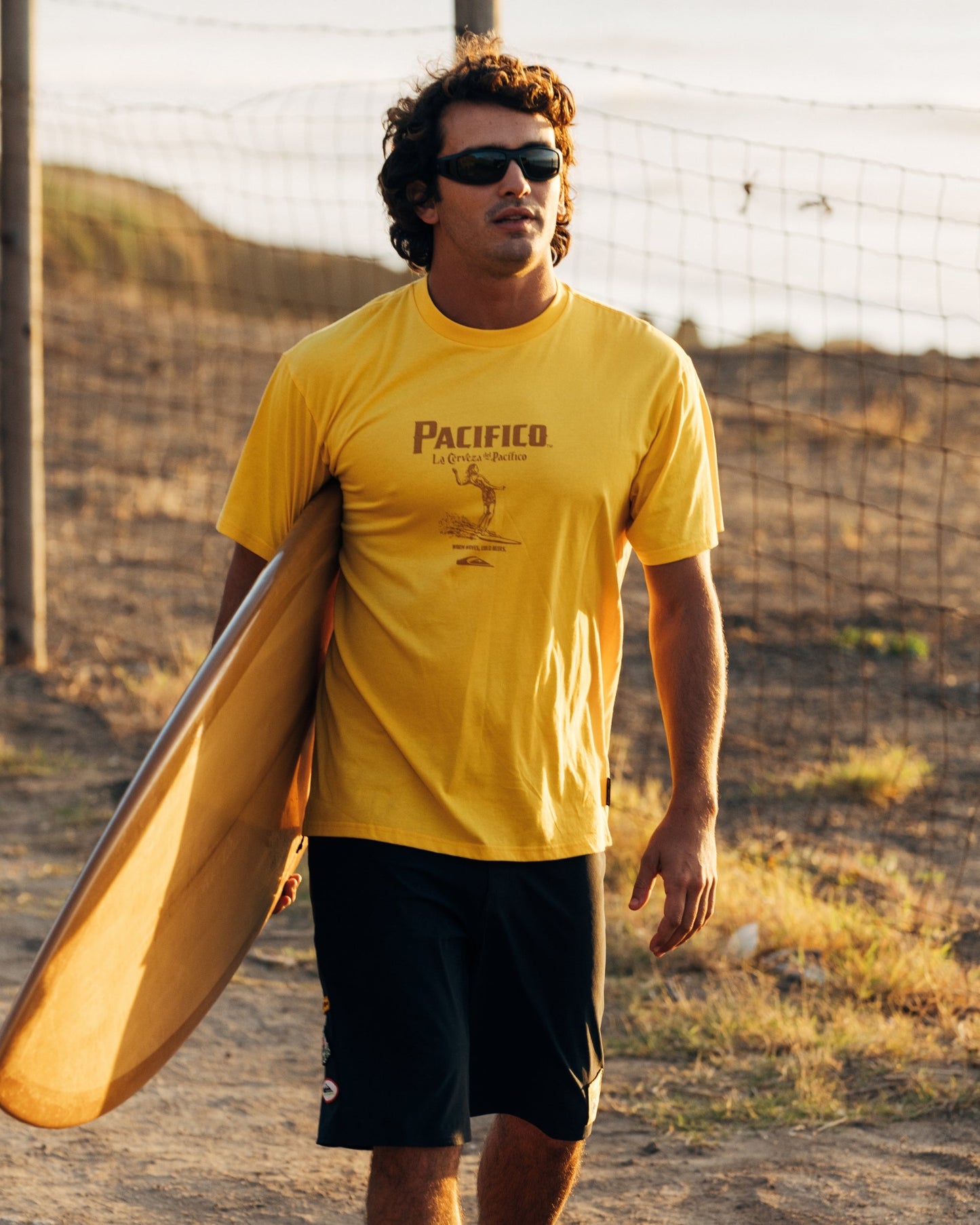 Quiksilver x Pacifico Baja Arch T-Shirt - Sunshine - Quick Silver