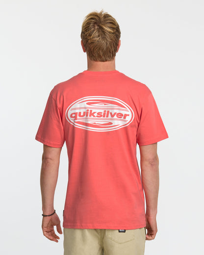 2000S Boarding T-Shirt - Coral - Quick Silver