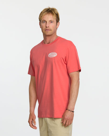 2000S Boarding T-Shirt - Coral - Quick Silver