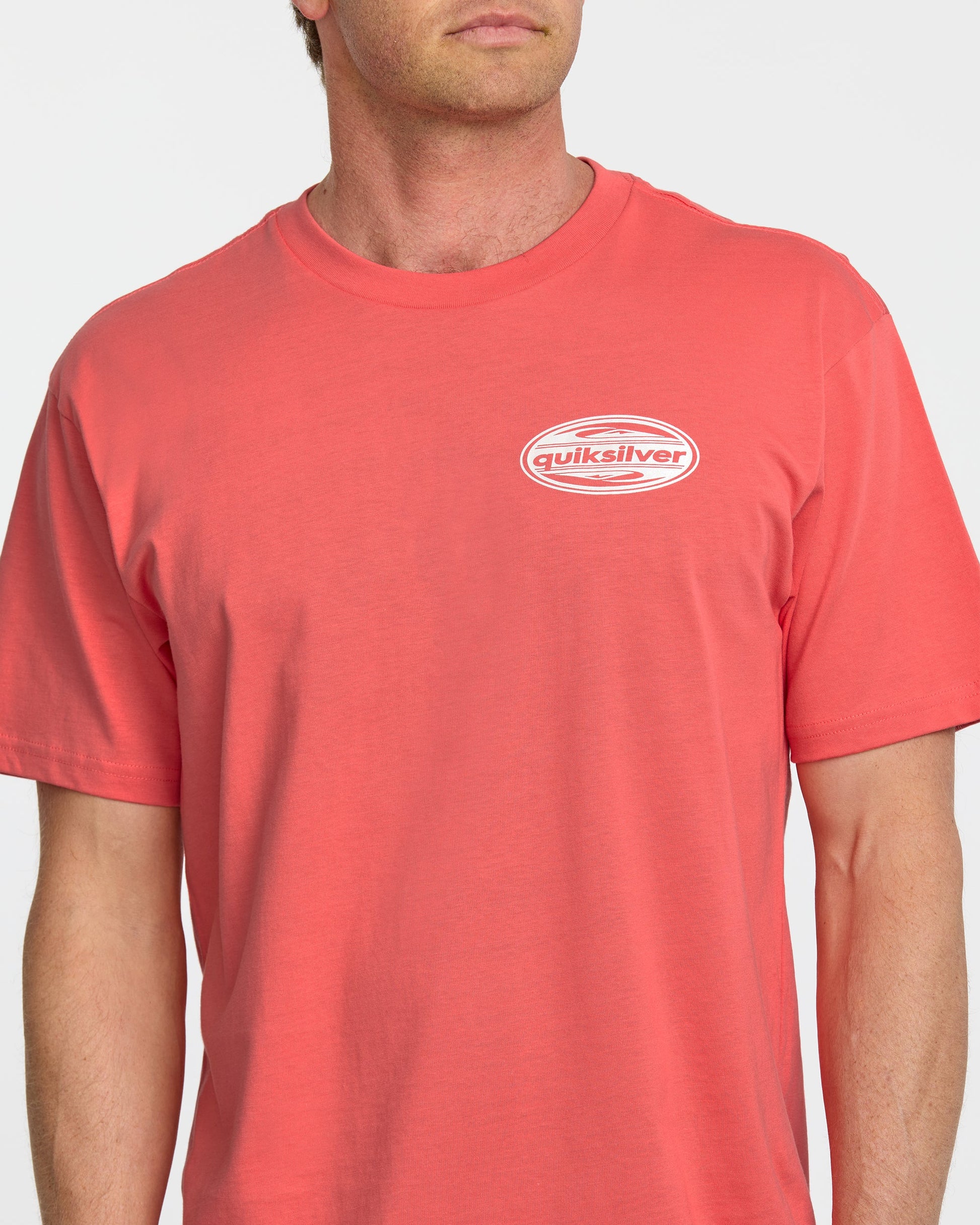 2000S Boarding T-Shirt - Coral - Quick Silver