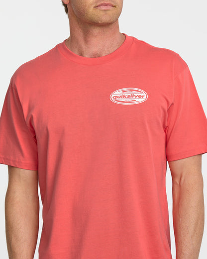 2000S Boarding T-Shirt - Coral - Quick Silver