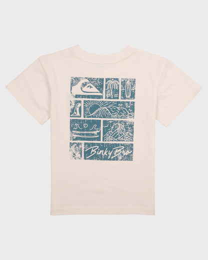 BinkyBro x Quiksilver Sketch T-Shirt - Quick Silver