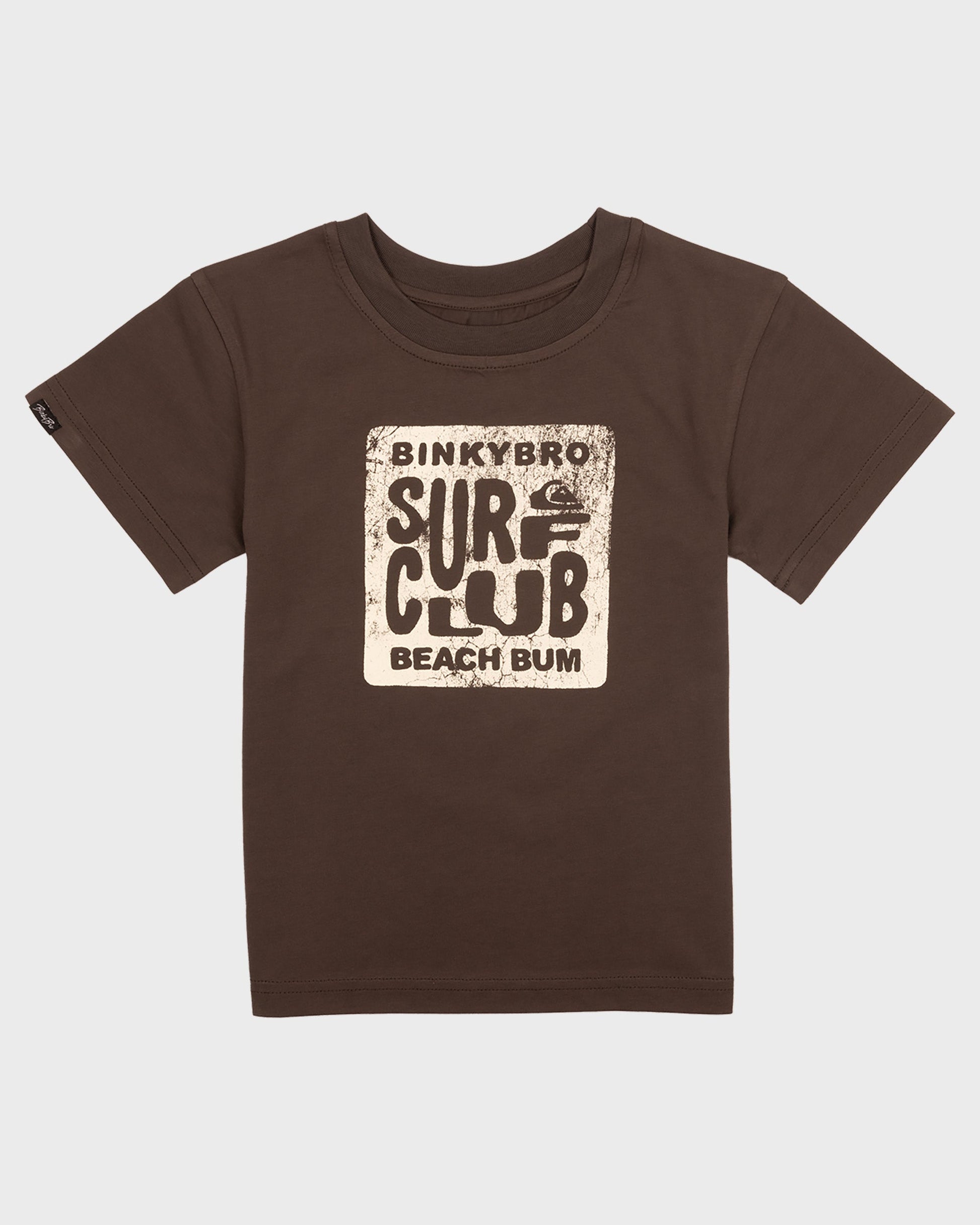 BinkyBro x Quiksilver Surf Club T-Shirt - Quick Silver