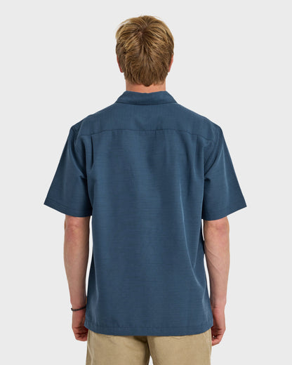 Waterman Centinela Premium Anti-Wrinkle Shirt - Navy - Quick Silver