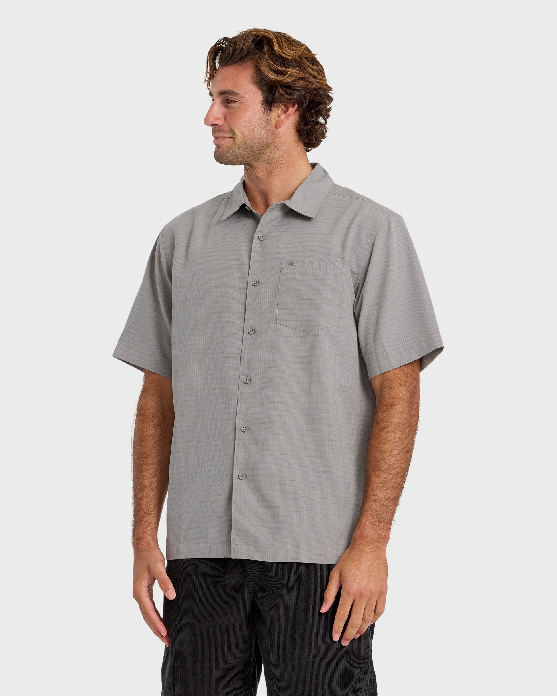 Waterman Centinela Premium Anti-Wrinkle Shirt - Grey - Quick Silver
