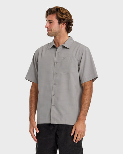 Waterman Centinela Premium Anti-Wrinkle Shirt - Grey - Quick Silver