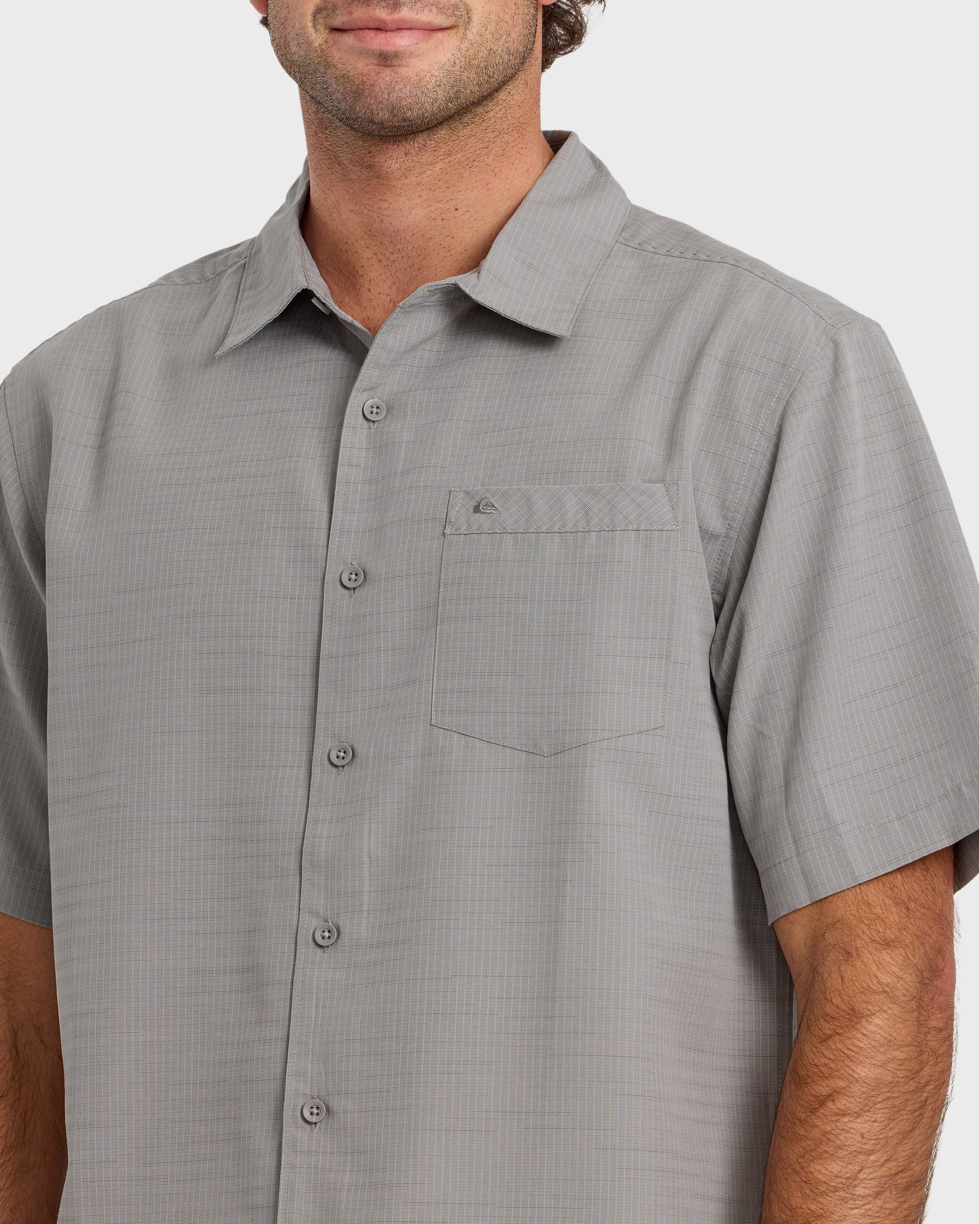 Waterman Centinela Premium Anti-Wrinkle Shirt - Grey - Quick Silver