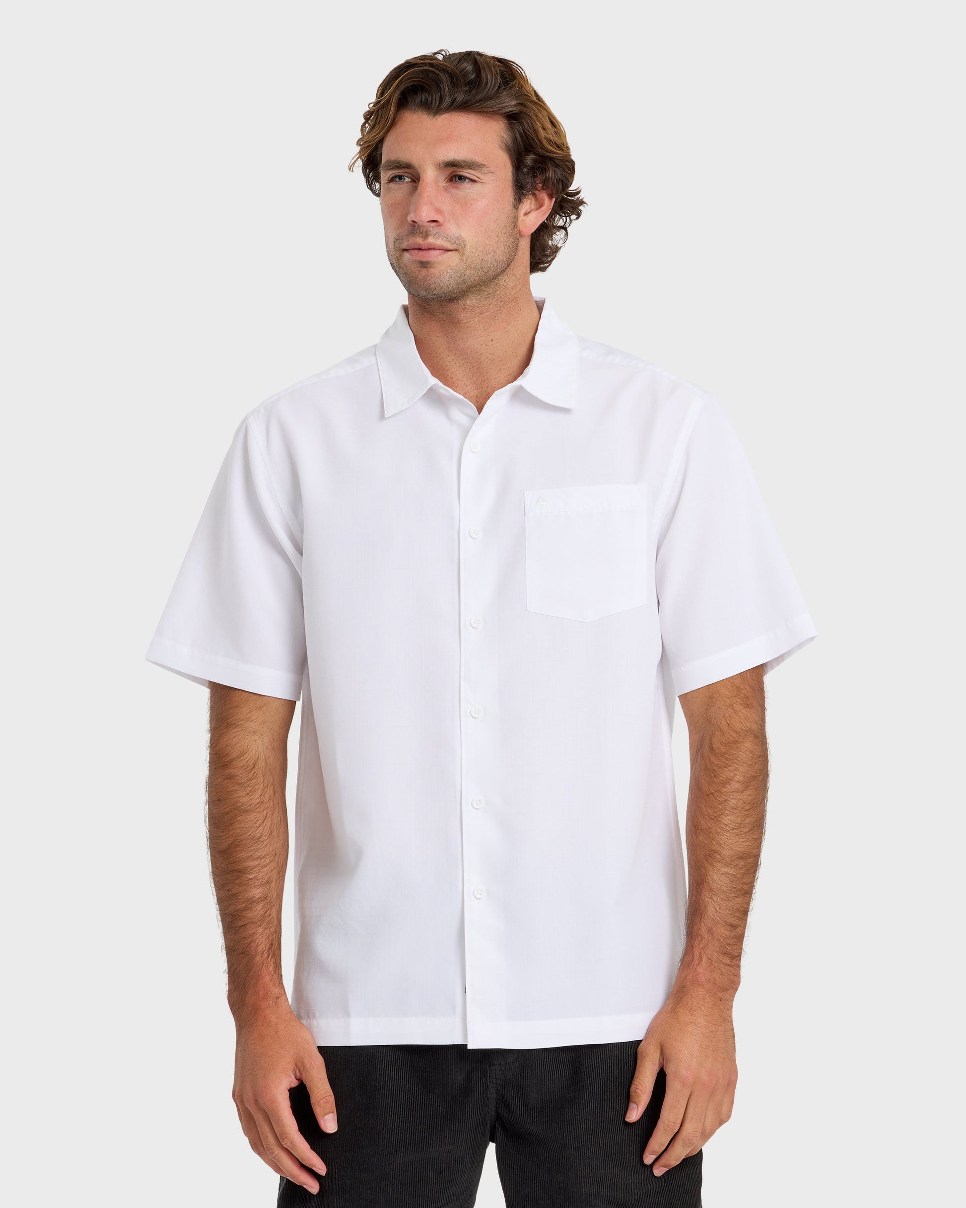 Waterman Centinela Premium Anti-Wrinkle Shirt - White - Quick Silver