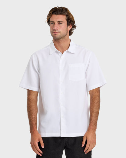 Waterman Centinela Premium Anti-Wrinkle Shirt - White - Quick Silver