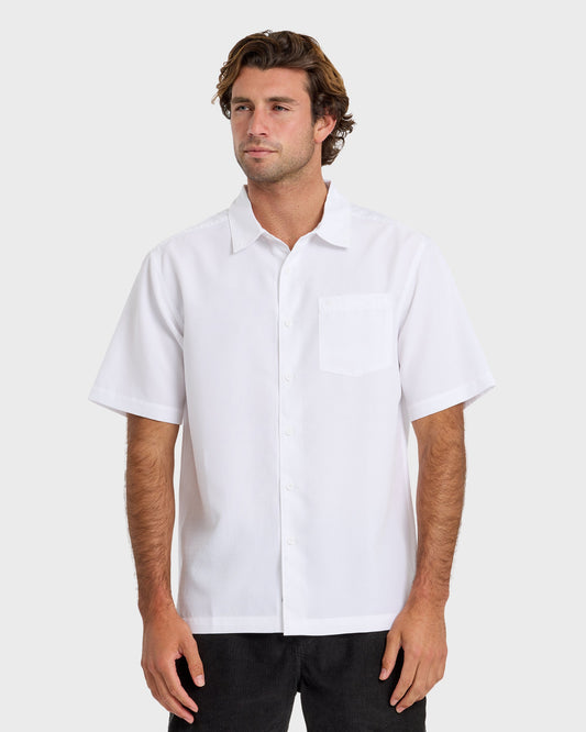 Waterman Centinela Premium Anti-Wrinkle Shirt - White - Quick Silver