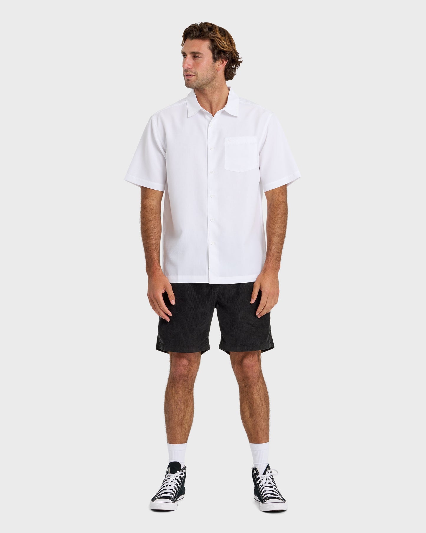 Waterman Centinela Premium Anti-Wrinkle Shirt - White - Quick Silver