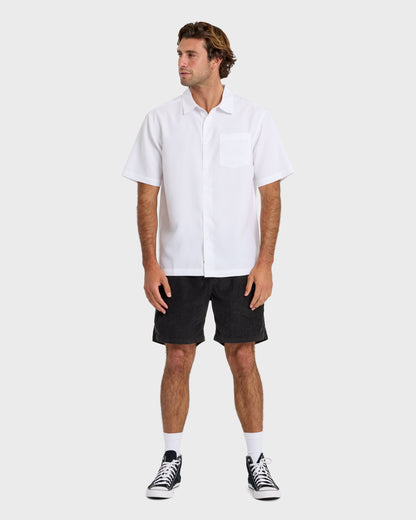 Waterman Centinela Premium Anti-Wrinkle Shirt - White - Quick Silver