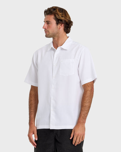 Waterman Centinela Premium Anti-Wrinkle Shirt - White - Quick Silver