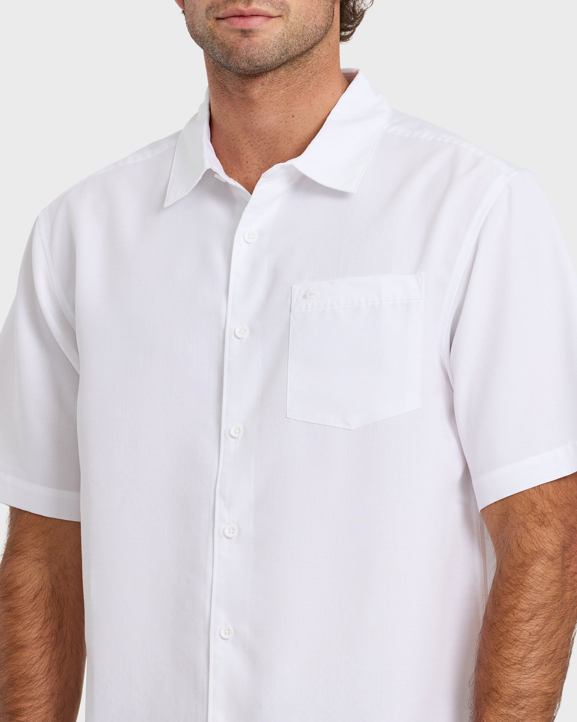 Waterman Centinela Premium Anti-Wrinkle Shirt - White - Quick Silver