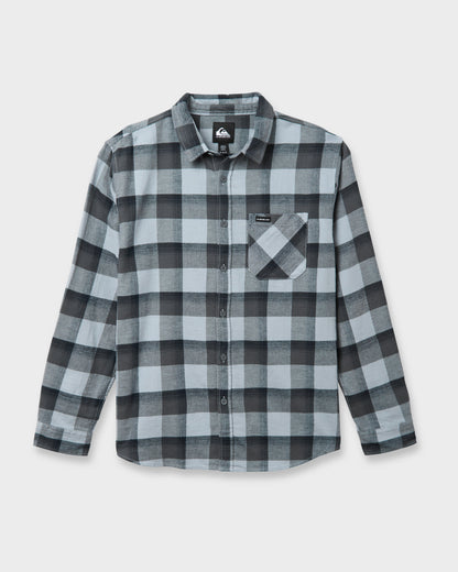 Penmar Check Flannel Shirt - Quarry - Quick Silver