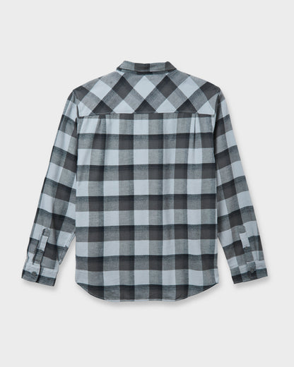 Penmar Check Flannel Shirt - Quarry - Quick Silver