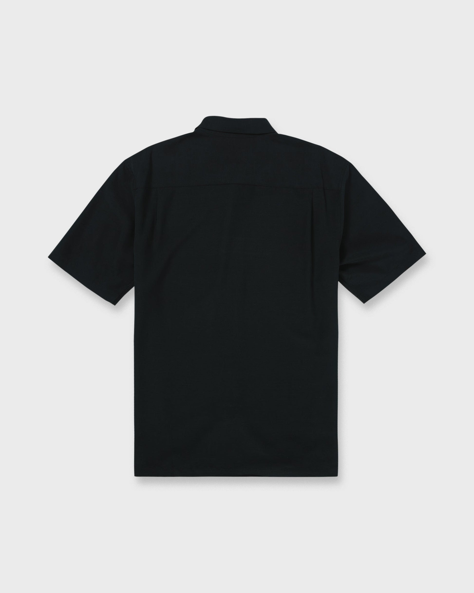Waterman Tahiti Palms Premium Anti-Wrinkle Shirt - Black - Quick Silver