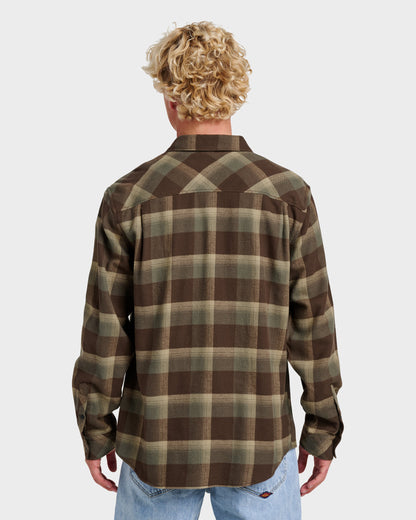 Penmar Check Flannel Shirt - Chocolate Brown - Quick Silver