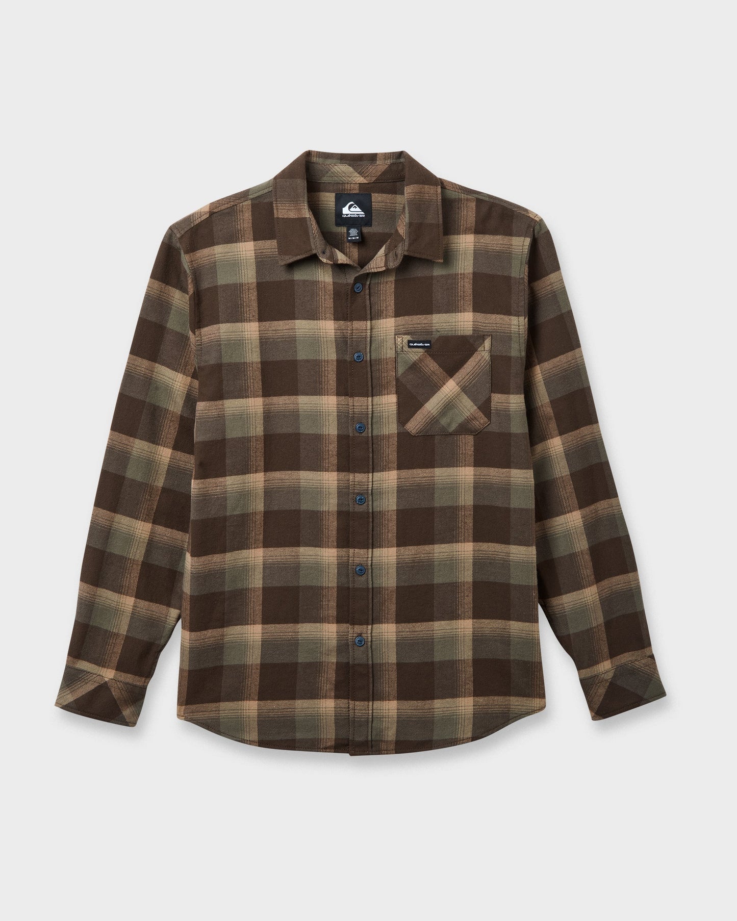 Penmar Check Flannel Shirt - Chocolate Brown - Quick Silver