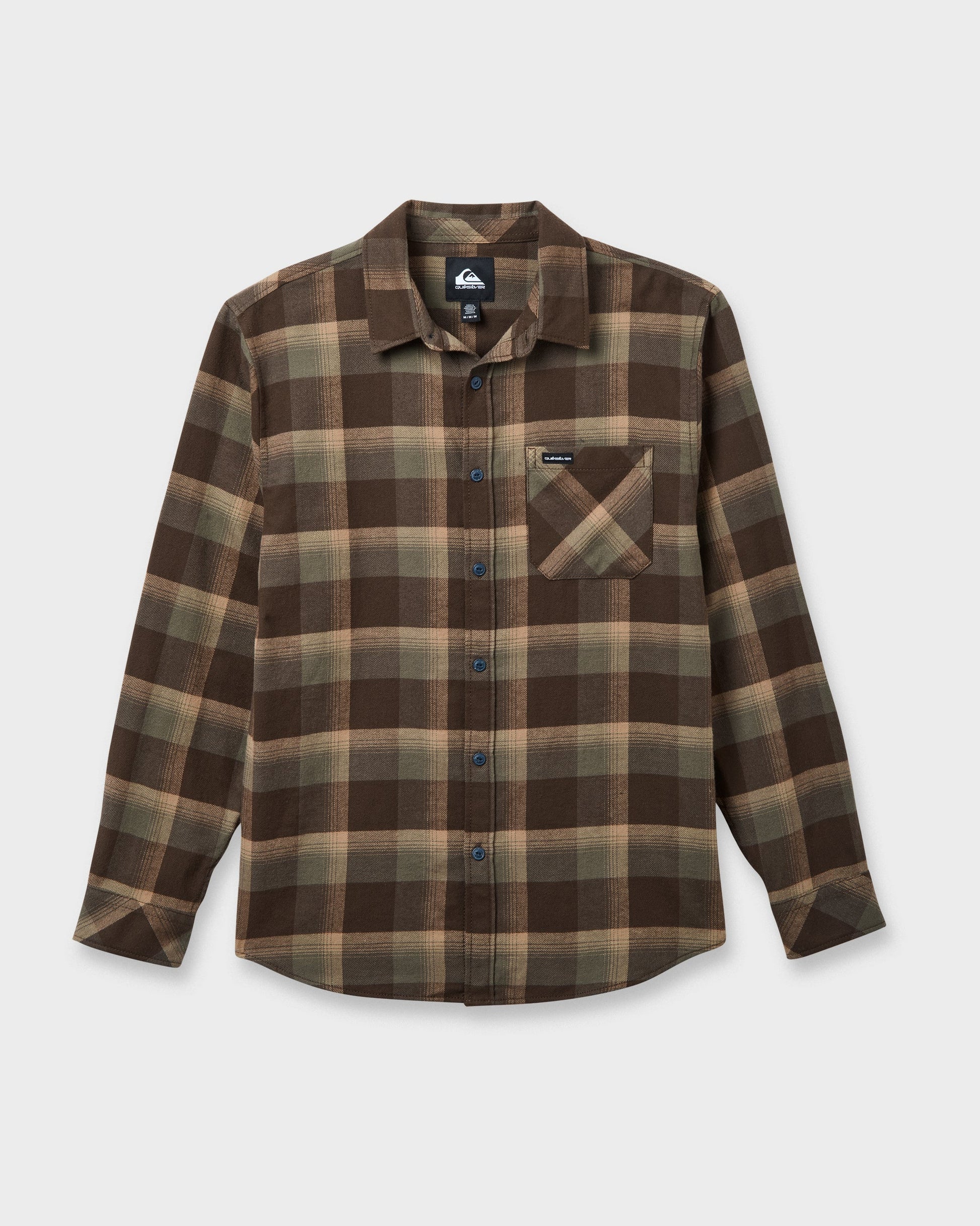 Penmar Check Flannel Shirt - Chocolate Brown - Quick Silver