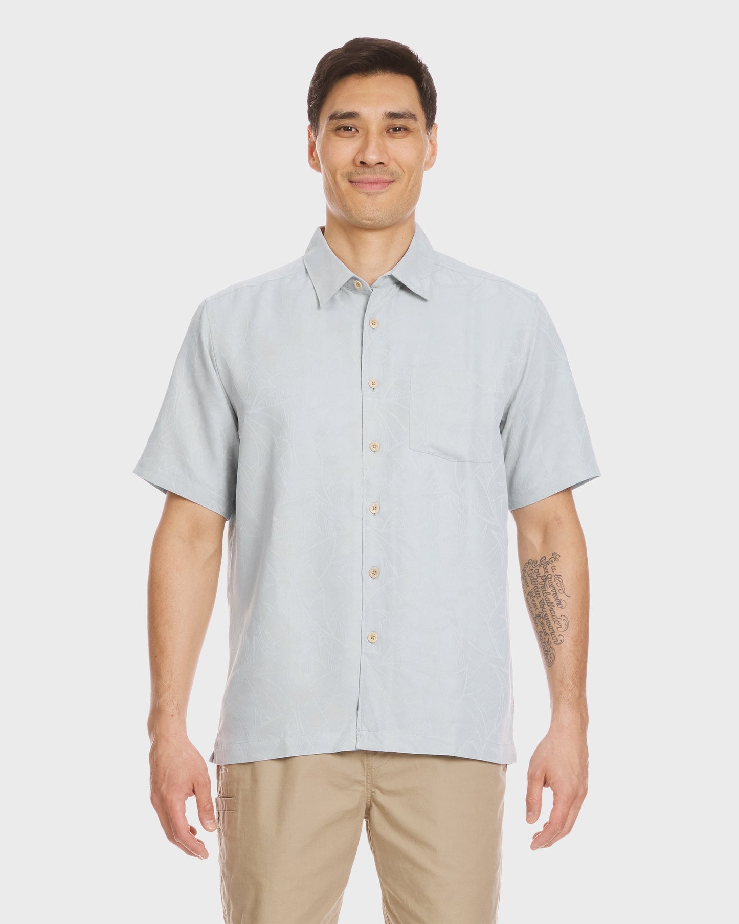 Waterman Island Jungle Shirt - Cool Blue - Quick Silver