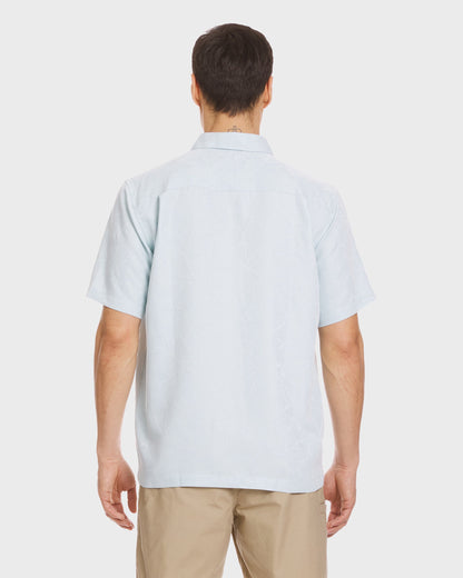 Waterman Island Jungle Shirt - Cool Blue - Quick Silver