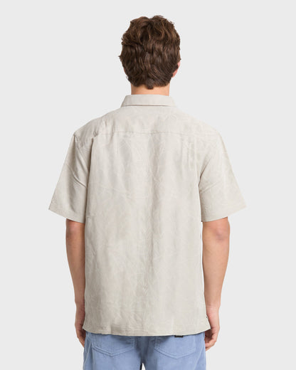 Waterman Island Jungle Shirt - Pelican - Quick Silver