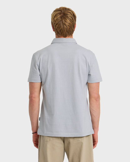Sunset Cruise Polo Shirt - Smoked Gray - Quick Silver