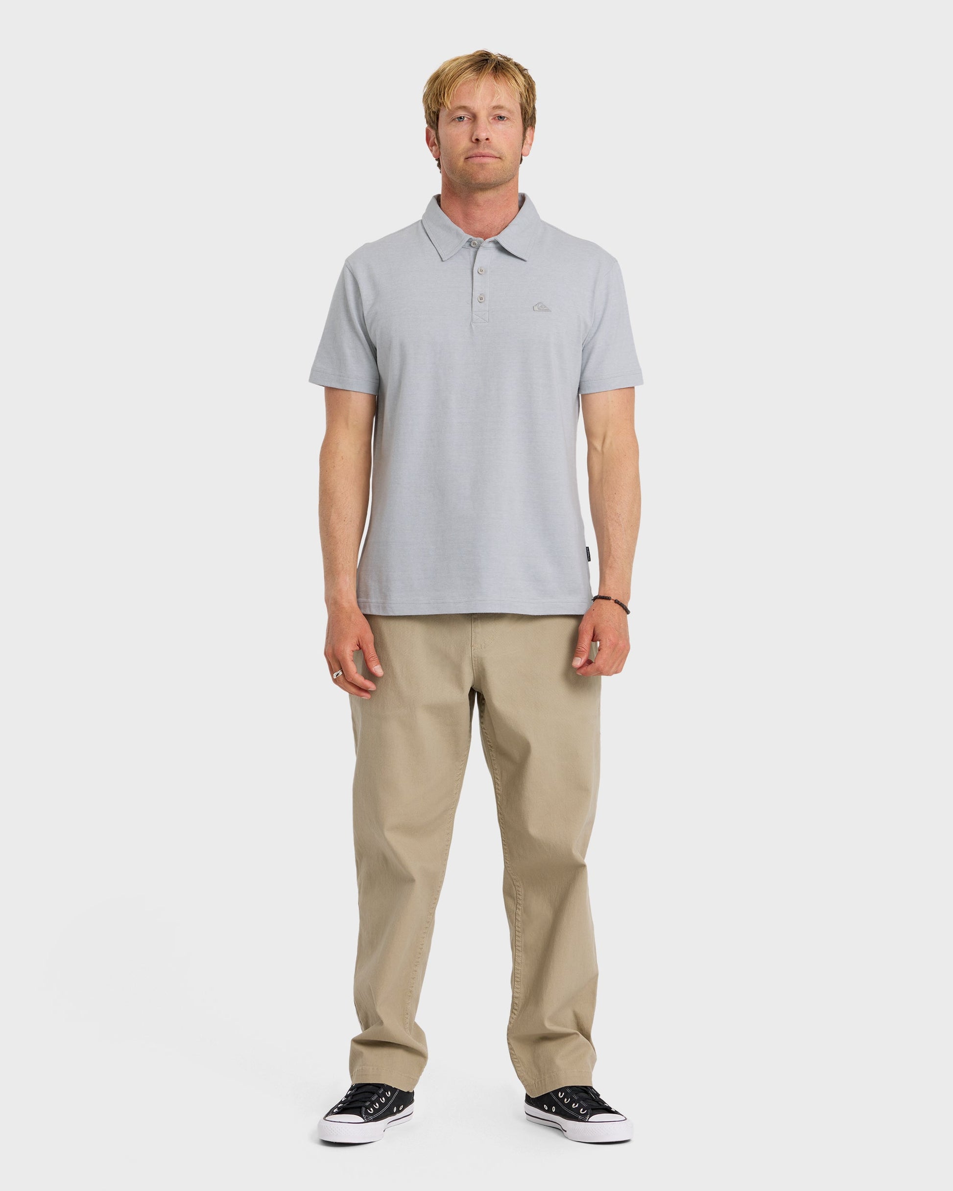 Sunset Cruise Polo Shirt - Smoked Gray - Quick Silver