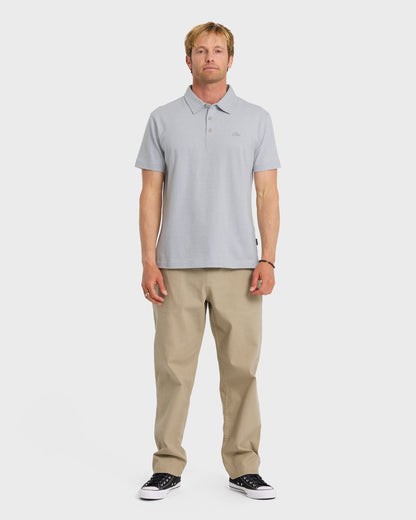 Sunset Cruise Polo Shirt - Smoked Gray - Quick Silver