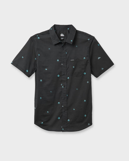 Mini Dimensions Classic Short Sleeve Shirt - Black - Quick Silver