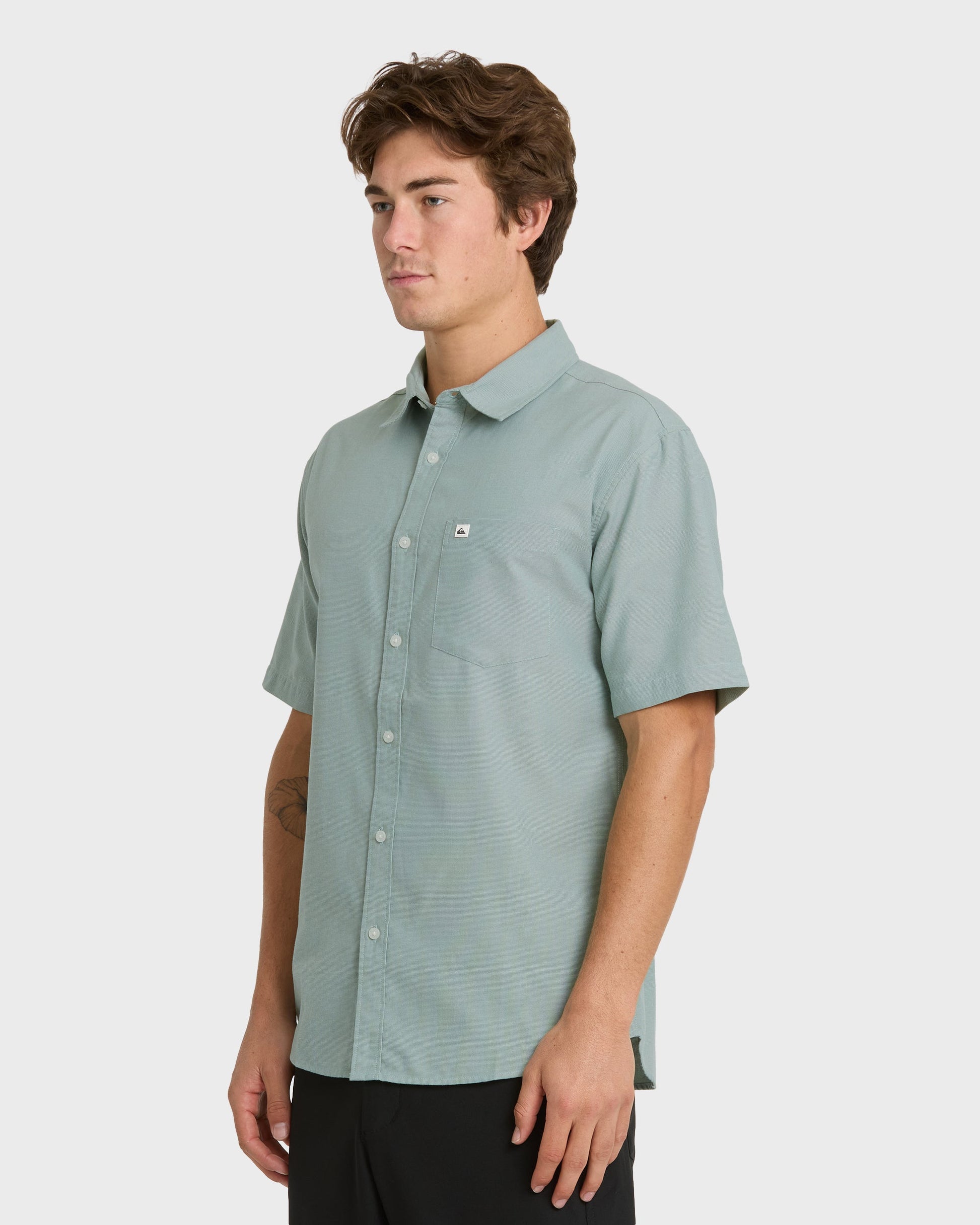 Shoreline Classic Short Sleeve Shirt - Herb - Quick Silver
