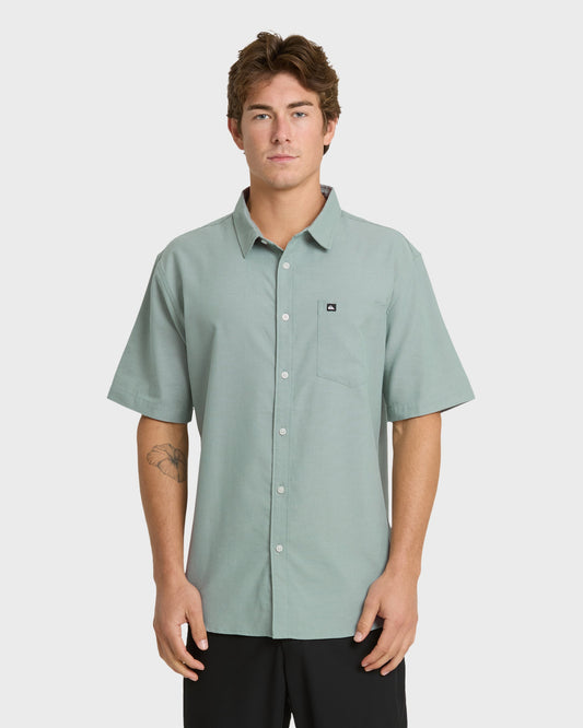 Shoreline Classic Short Sleeve Shirt - Chinois Green - Quick Silver
