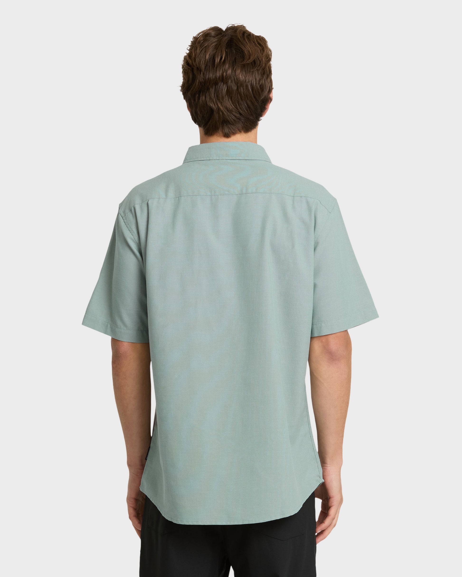 Shoreline Classic Short Sleeve Shirt - Chinois Green - Quick Silver
