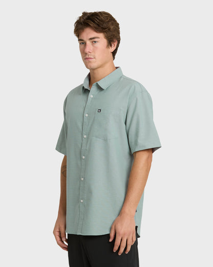 Shoreline Classic Short Sleeve Shirt - Chinois Green - Quick Silver