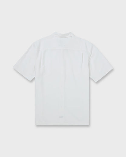 Waterman Tahiti Palms Premium Anti-Wrinkle Shirt - White - Quick Silver
