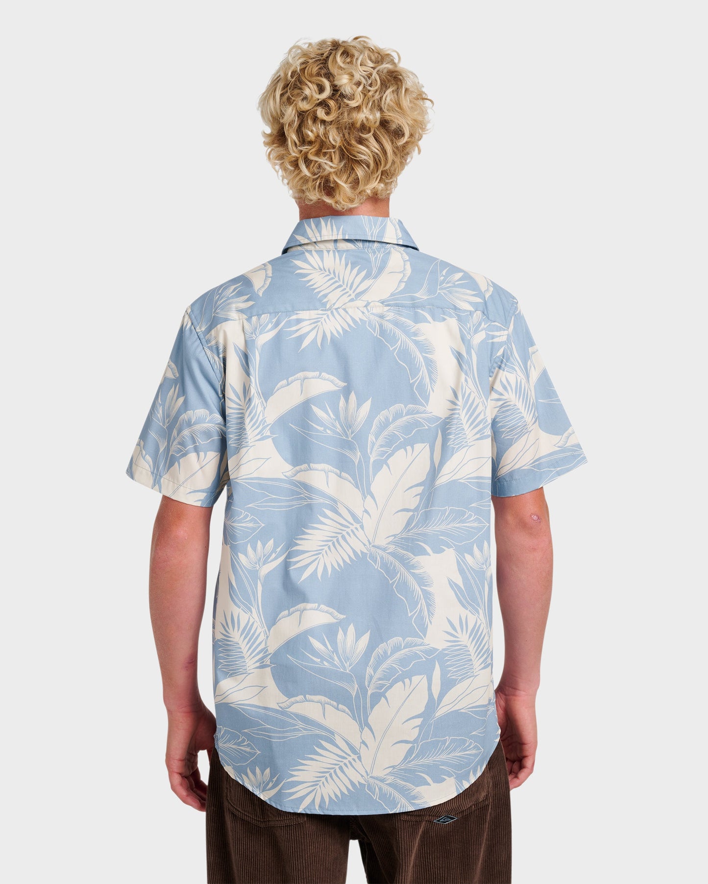 Kahanu Classic Short Sleeve Shirt - Ashley Blue - Quick Silver